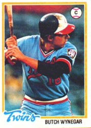 1978 Topps Baseball Cards      555     Butch Wynegar